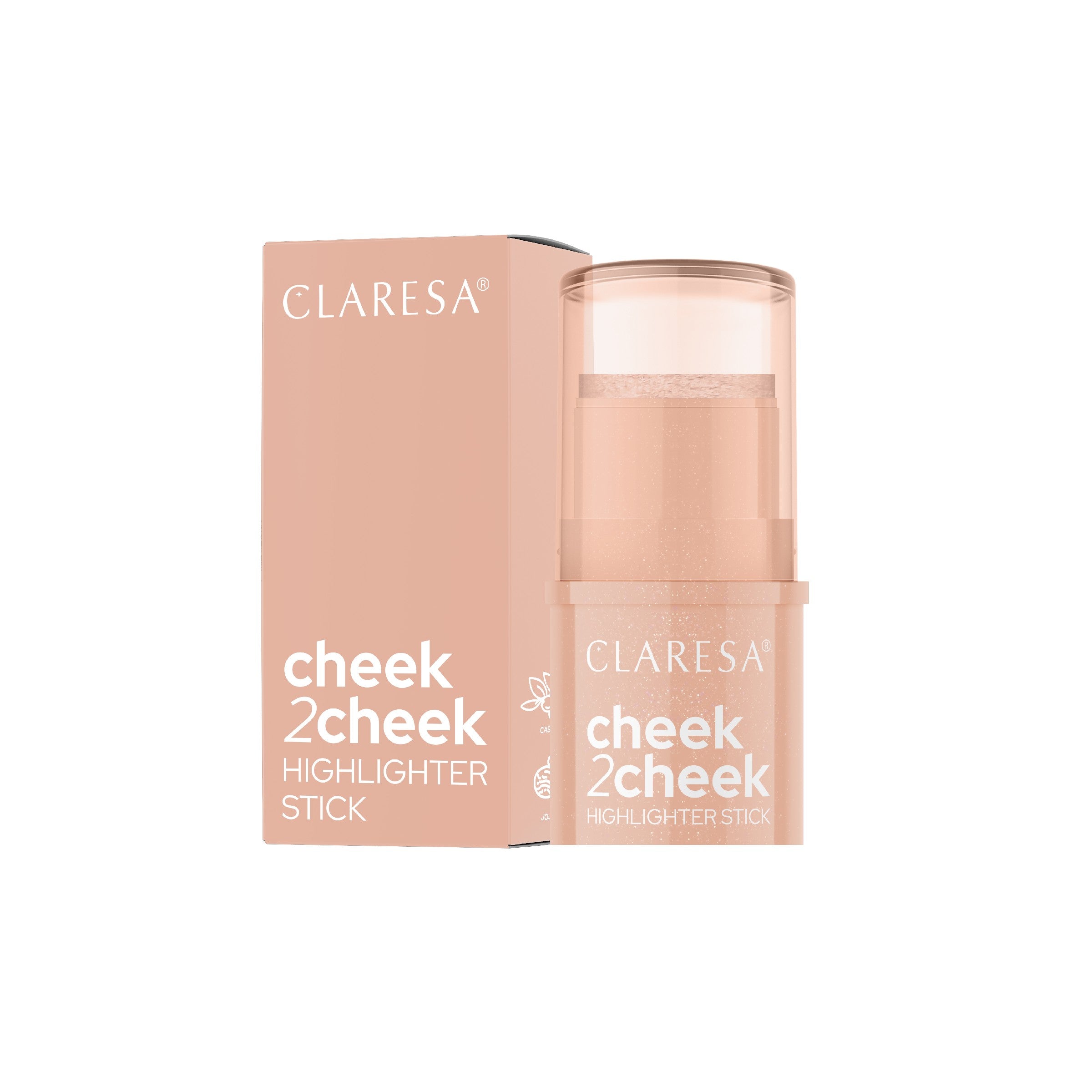 CLARESA Cheek2Cheek Cream Highlighter Stick 01 Pearl Shine | Vaistine1.lt | WestPharmacy.eu