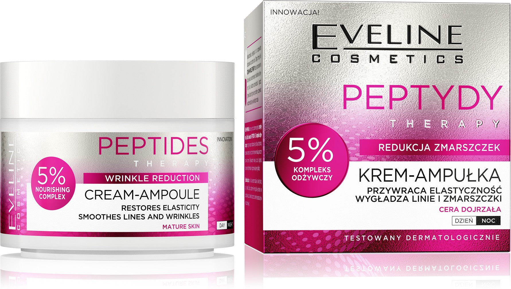 EVELINE Peptydy Therapy Cream - ampoule 50 ml | Vaistine1.lt | WestPharmacy.eu