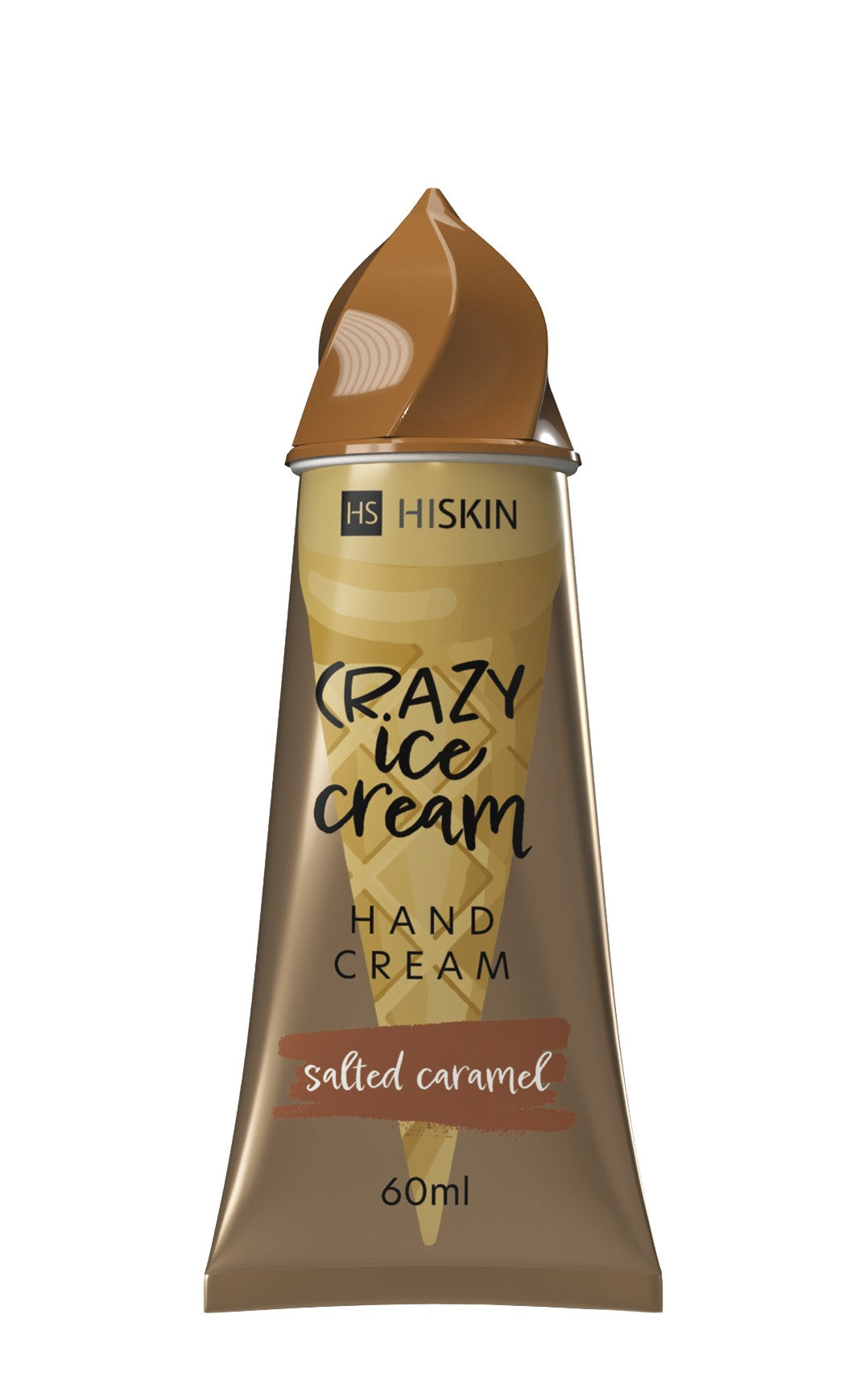 HISKIN Crazy Ice Cream Hand cream - Salted Caramel 60 ml | Vaistine1.lt | WestPharmacy.eu