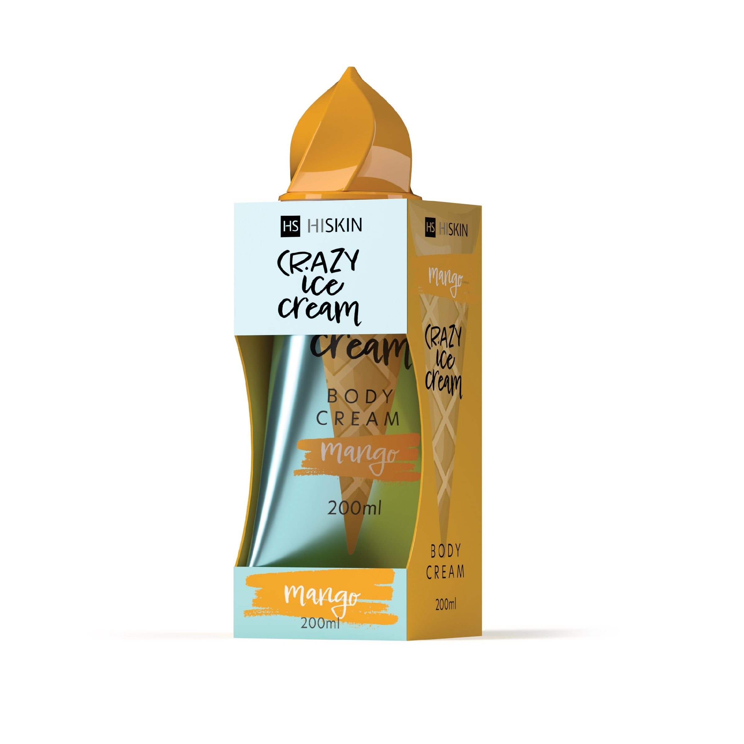 HISKIN Crazy Ice Cream Body cream - Mango 200 ml | Vaistine1.lt | WestPharmacy.eu