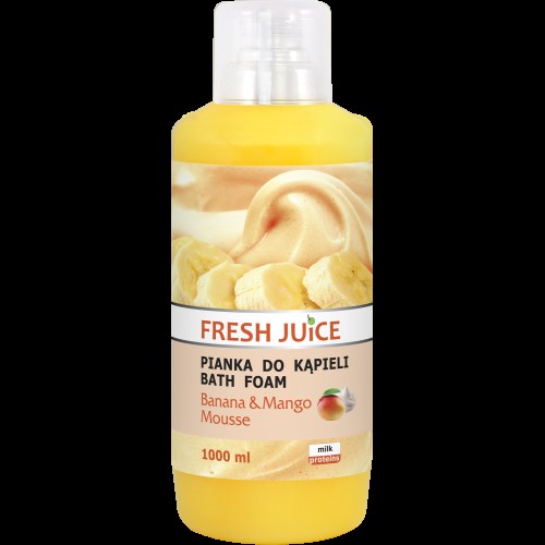ELFA Fresh Juice Bath Foam - Banana and Mango 1000 ml | Vaistine1.lt | WestPharmacy.eu