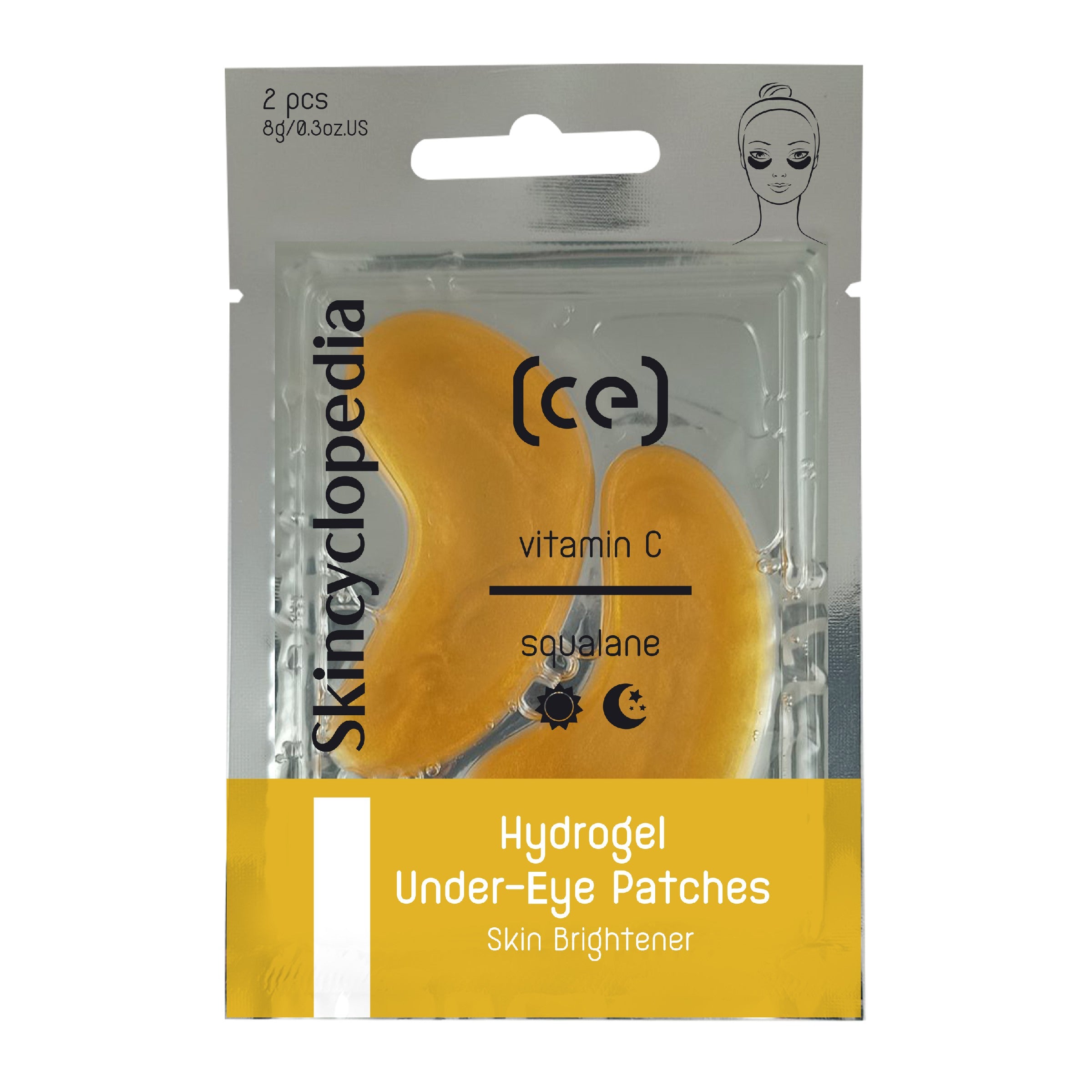 SKINCYCLOPEDIA Hydrogel eye patches with vitamin C, niacinamide, hyaluronic acid and collagen - 2 pieces | Vaistine1.lt | WestPharmacy.eu