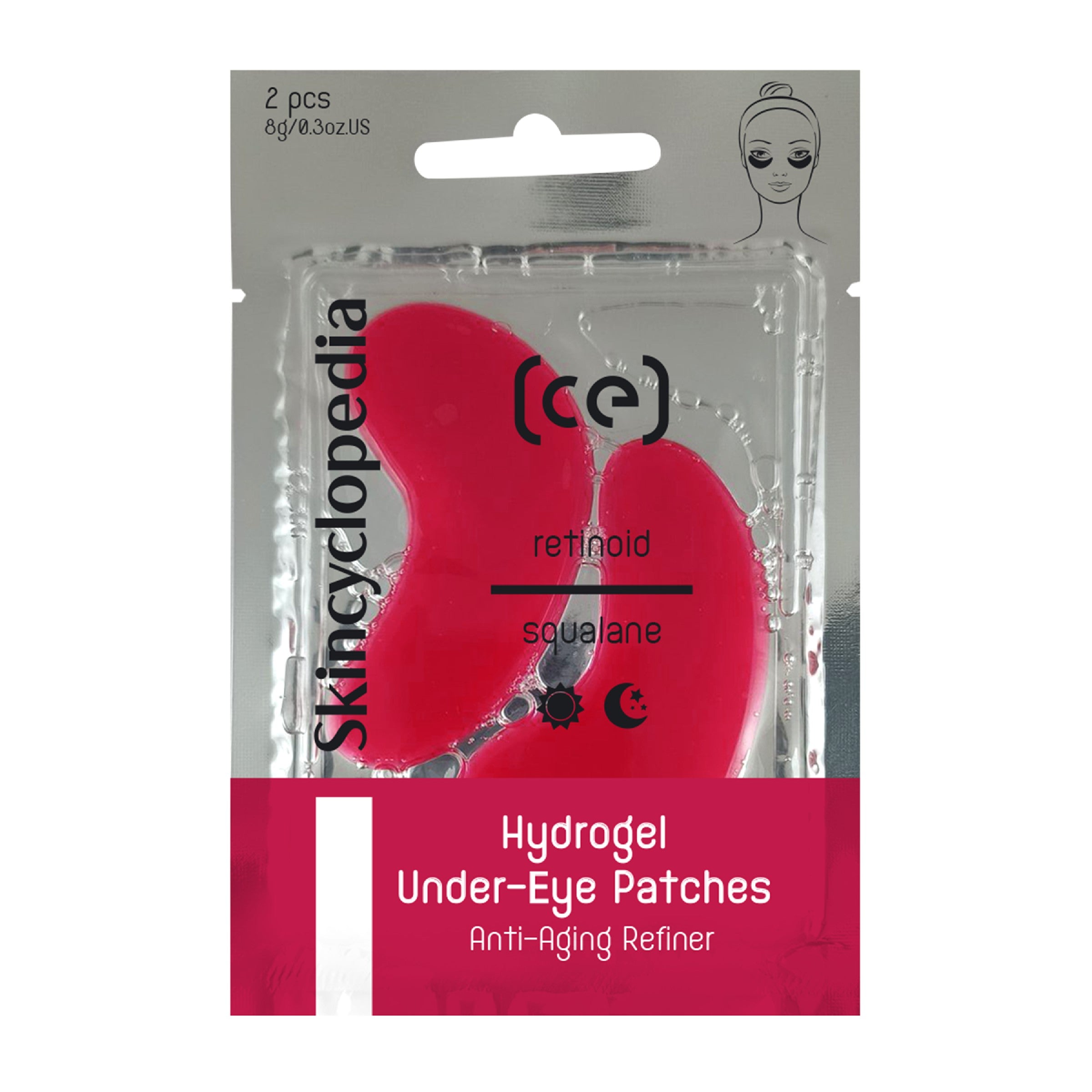 SKINCYCLOPEDIA Hydrogel eye patches with retinoid, squalane, hyaluronic acid and collagen - 2 pieces | Vaistine1.lt | WestPharmacy.eu