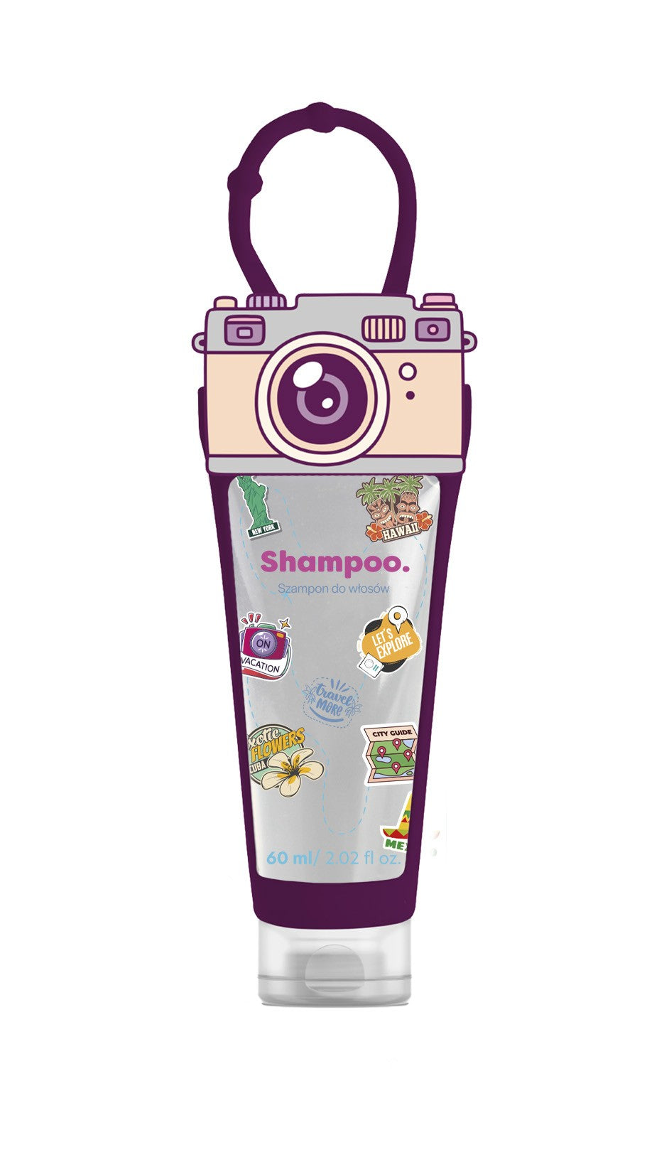 HISKIN Travel Size Hair Shampoo device 60 ml | Vaistine1.lt | WestPharmacy.eu