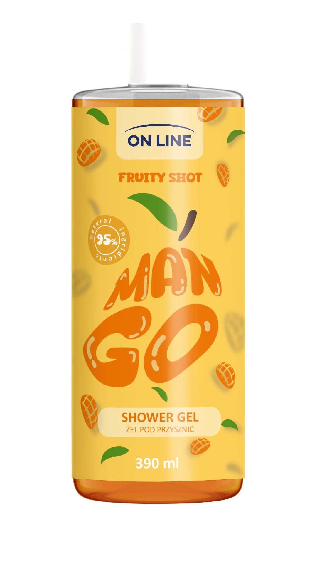 ON LINE Fruity Shot Mango Shower Gel 390 ml | Vaistine1.lt | WestPharmacy.eu
