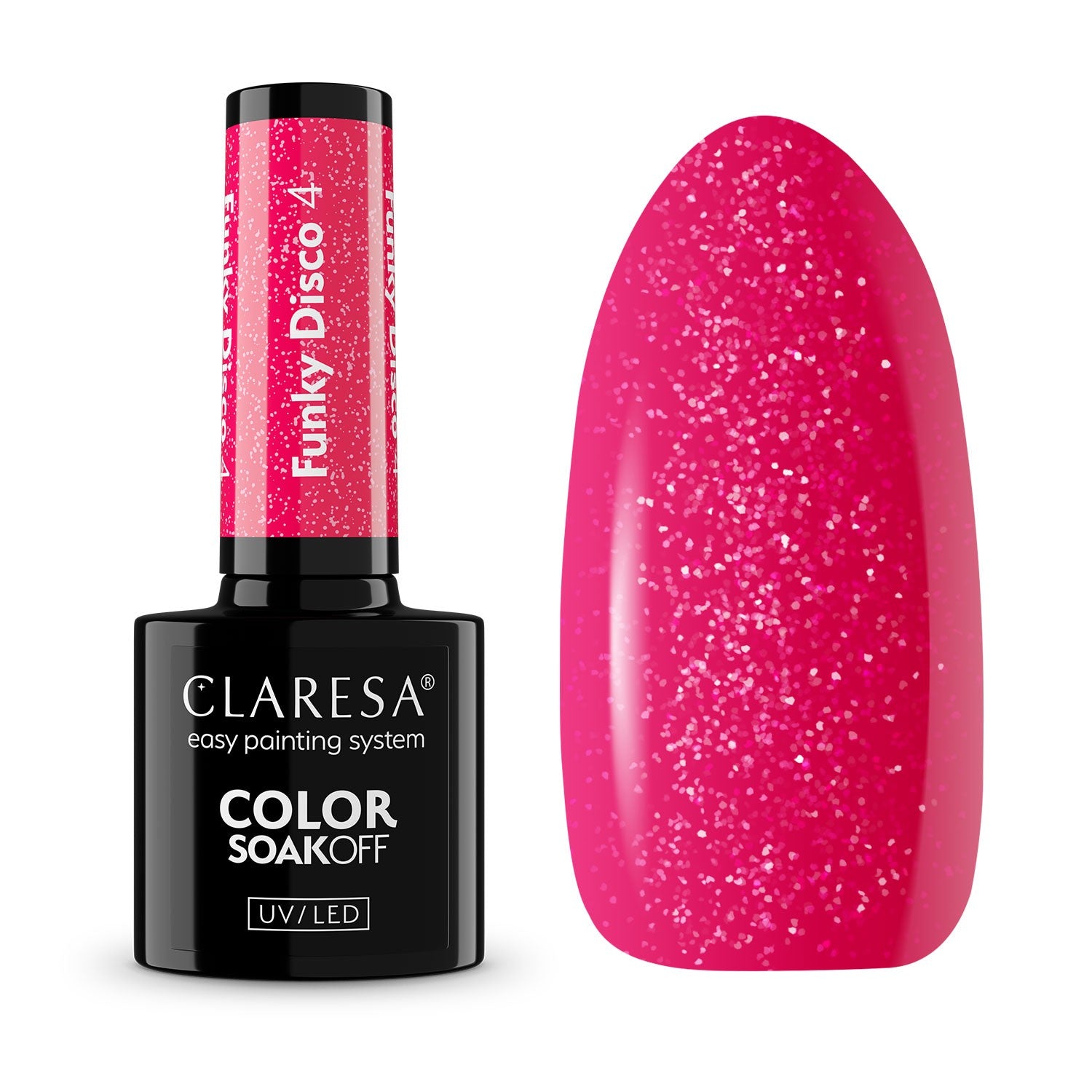 CLARESA N Hybrid nail polish - Funky Disco 4 | Vaistine1.lt | WestPharmacy.eu
