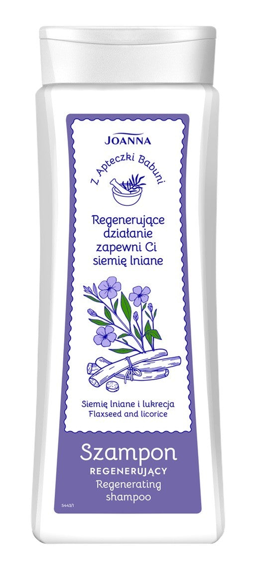 JOANNA From Grandma's Pharmacy Hair Shampoo - Flaxseed and Licorice 300 ml | Vaistine1.lt | WestPharmacy.eu