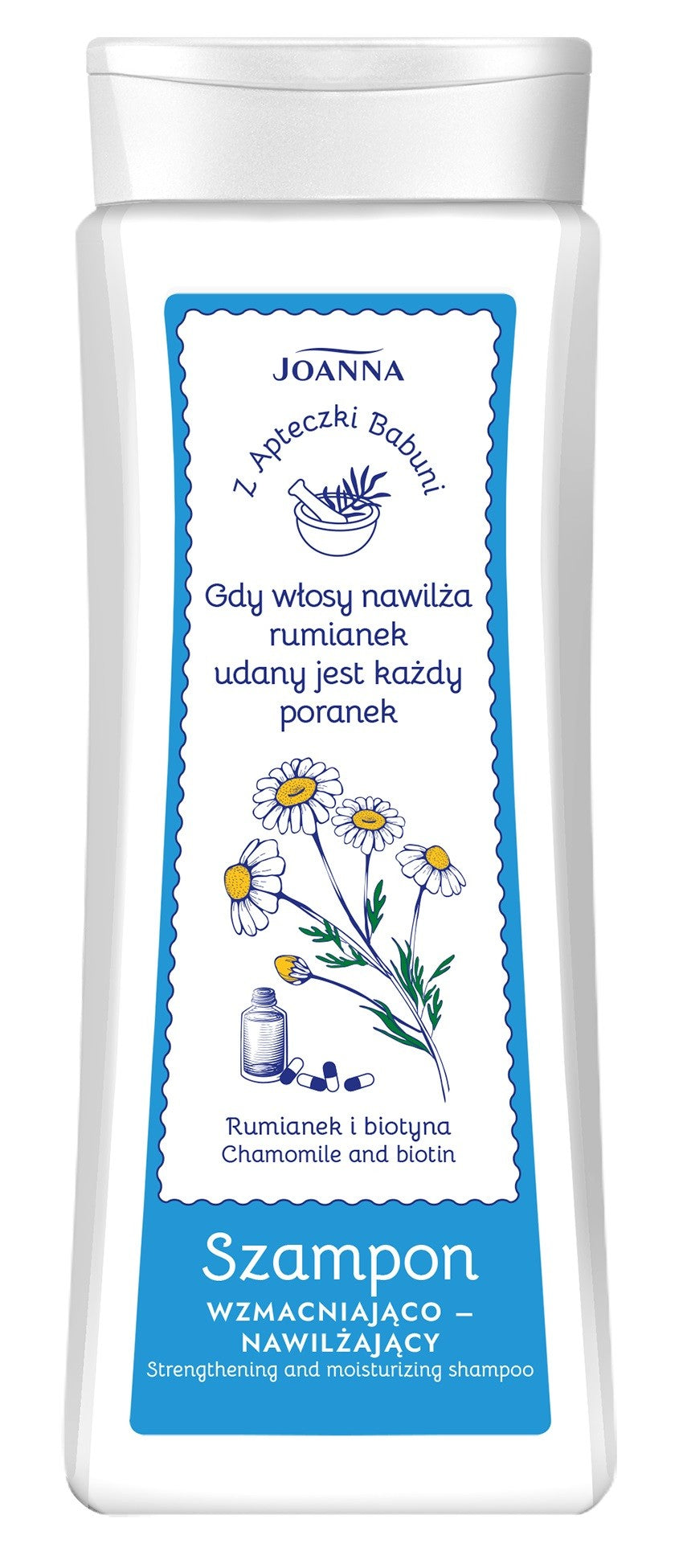 JOANNA From Grandma's Pharmacy Chamomile and Biotin Hair Shampoo 300 ml | Vaistine1.lt | WestPharmacy.eu