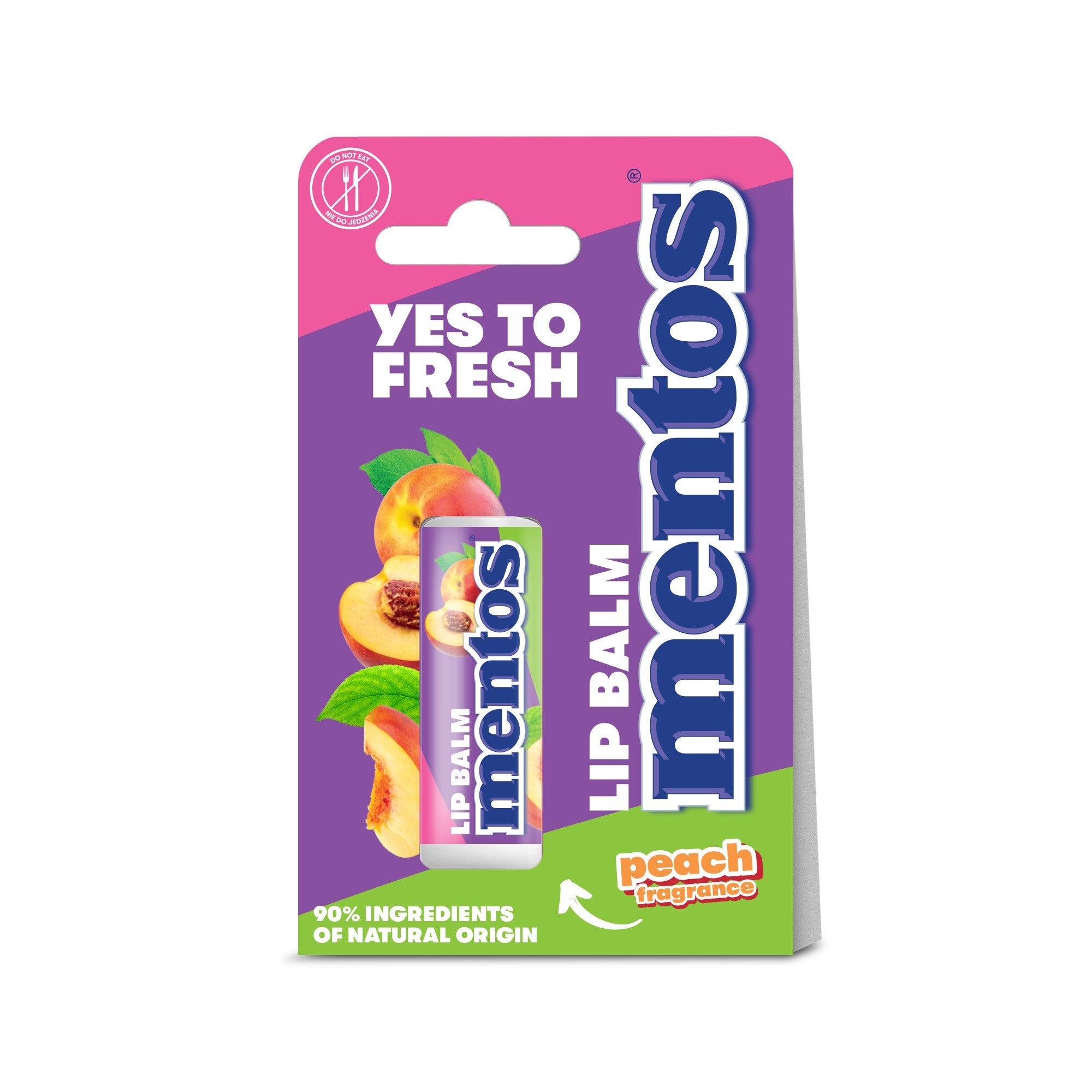MENTOS Lip Balm Peach 4.4 g | Vaistine1.lt | WestPharmacy.eu