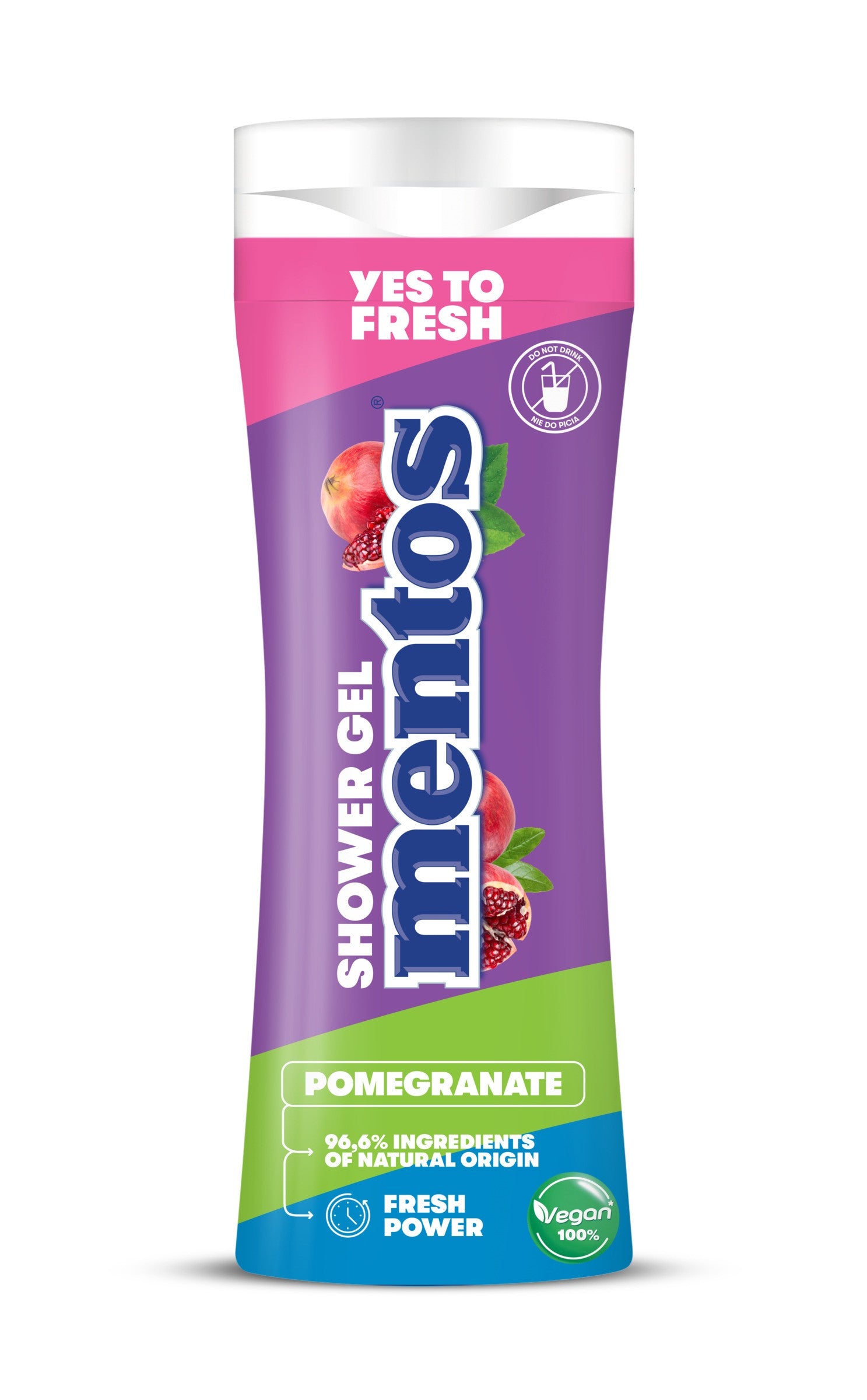MENTOS Shower Gel and Shampoo 2in1 Pomegranate 300 ml | Vaistine1.lt | WestPharmacy.eu