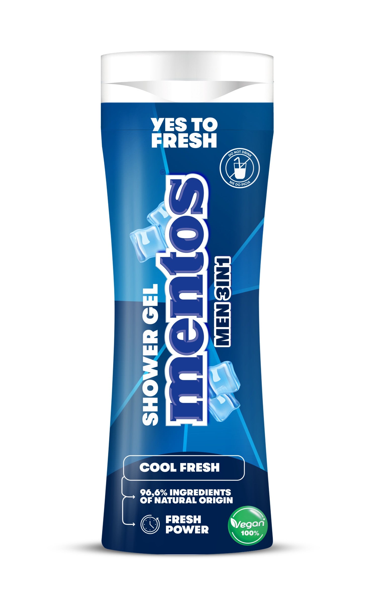 MENTOS Men Shower Gel and Shampoo 2in1 Cool Fresh 300 ml | Vaistine1.lt | WestPharmacy.eu