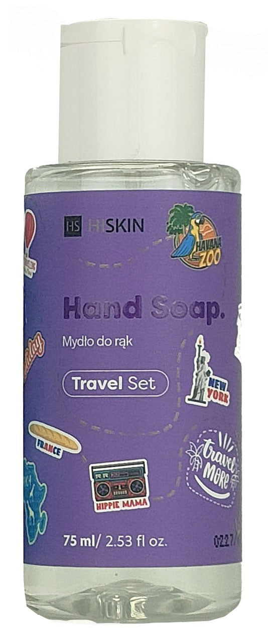 HISKIN Travel Set Liquid hand soap 75 ml | Vaistine1.lt | WestPharmacy.eu
