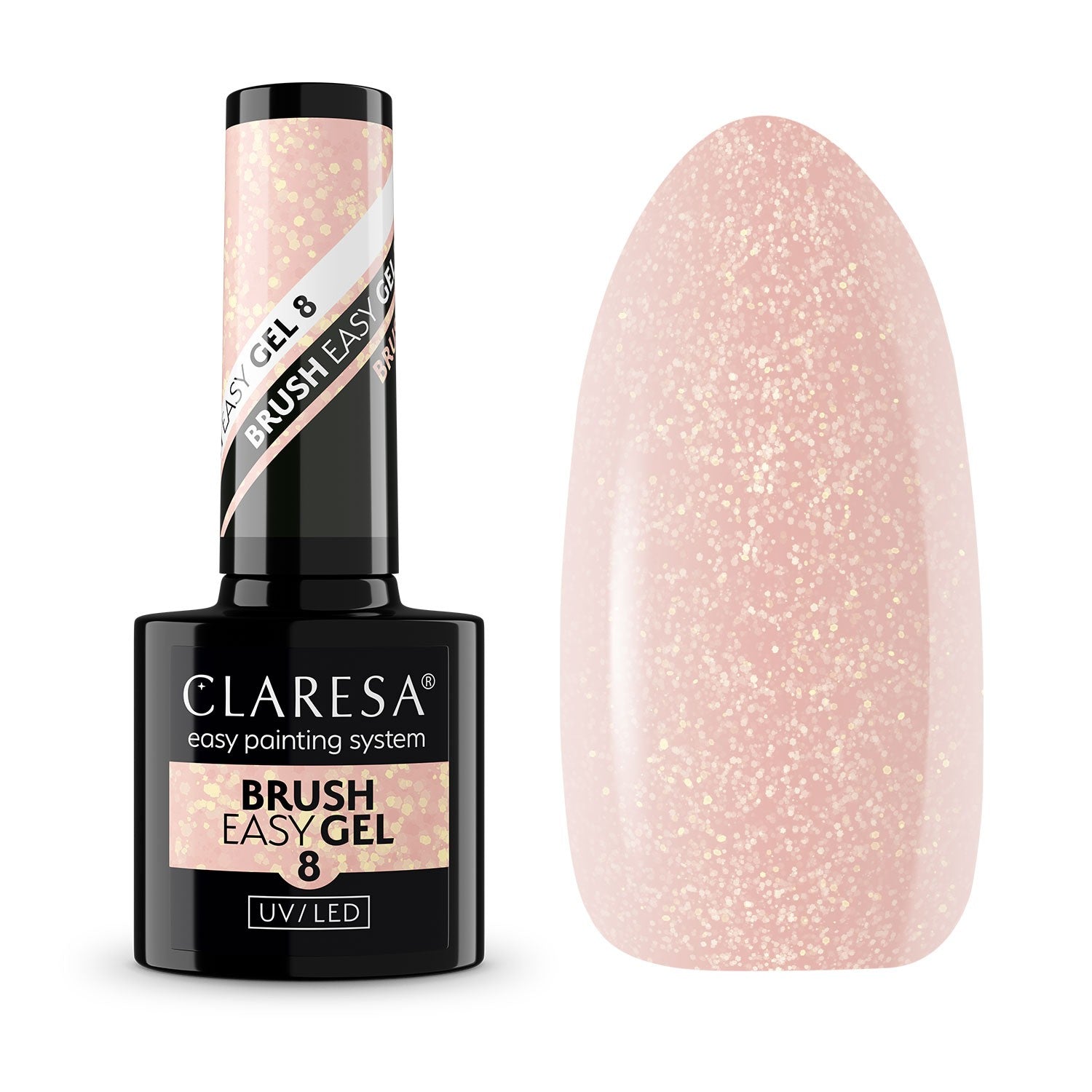 CLARESA N Brush Easy Gel nr 8 - 5 g | Vaistine1.lt | WestPharmacy.eu