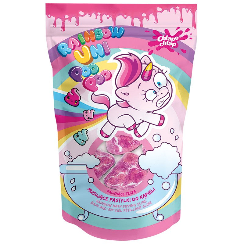 CHLAPU CHLAP Fizzy two-colored bath tablets - pink with a strawberry scent | Vaistine1.lt | WestPharmacy.eu