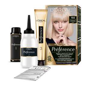 LOREAL Preference Hair Color No. 102 - Very Very Light Pearl Blonde 1op. | Vaistine1.lt | WestPharmacy.eu