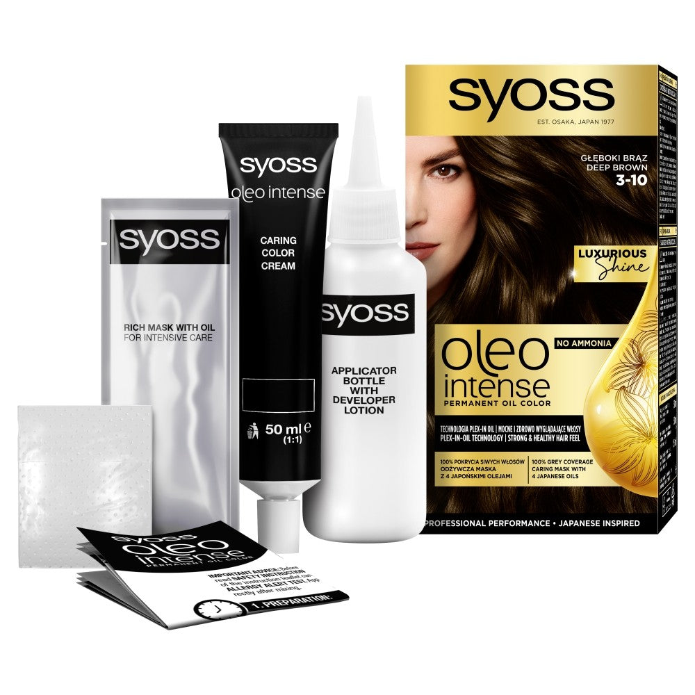 SYOSS Oleo Intense Hair Color 3-10 Deep Brown | Vaistine1.lt | WestPharmacy.eu