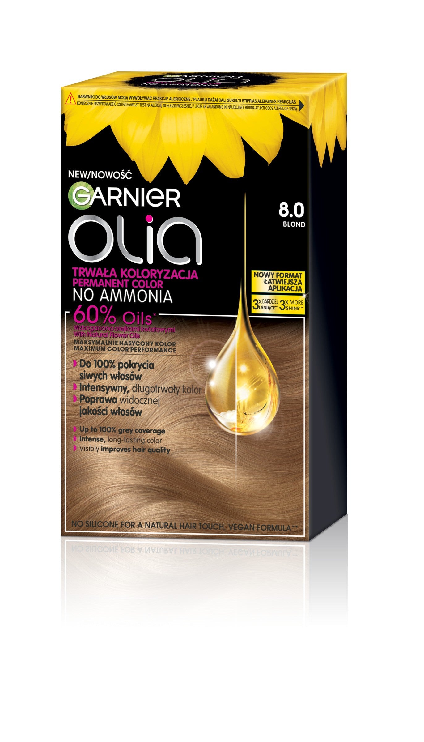GARNIER Olia Hair dye no. 8.0 Blond | Vaistine1.lt | WestPharmacy.eu