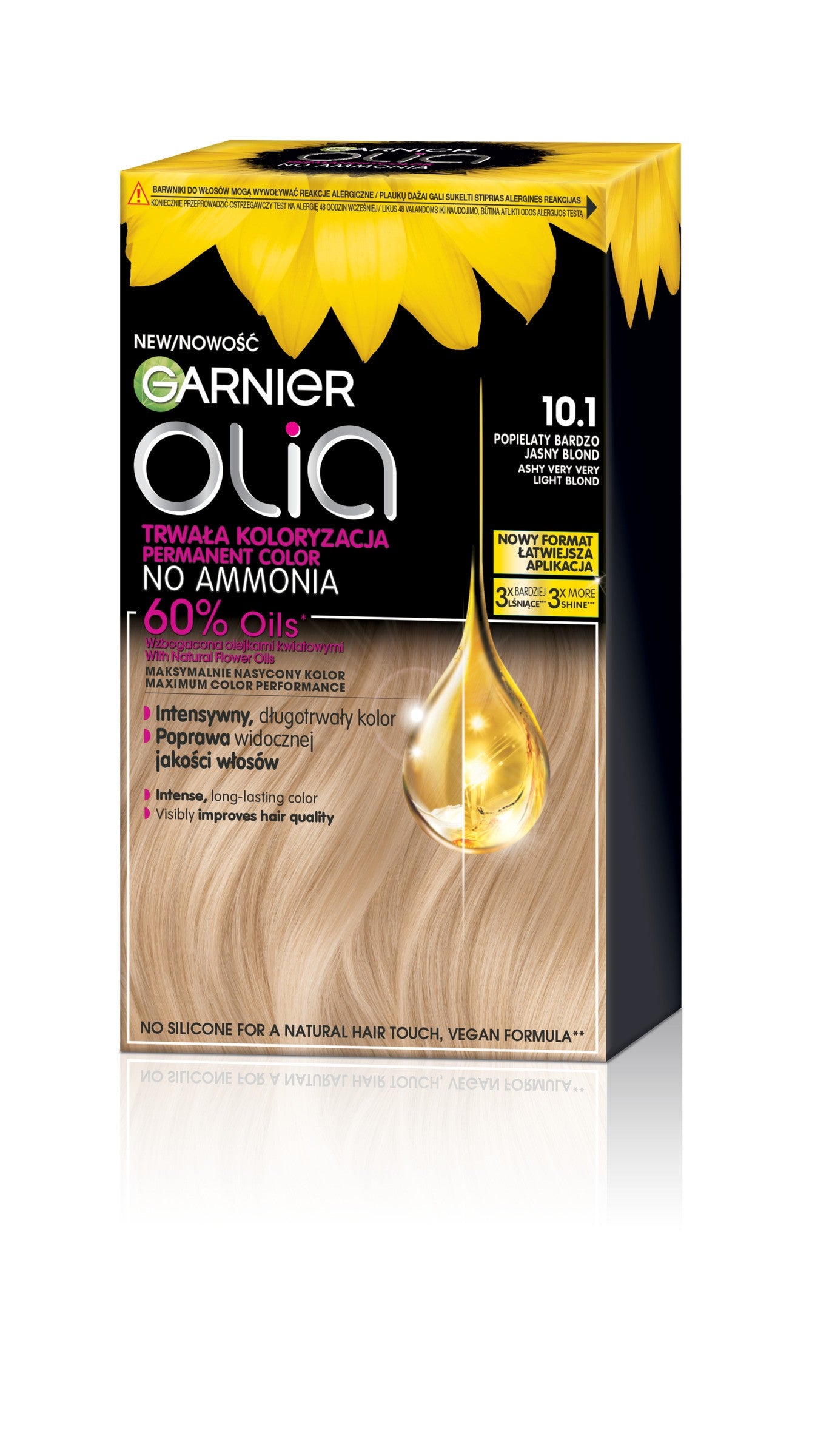 GARNIER Olia Hair dye no. 10.1 Ashy Very Very Light - Ashy very light blonde | Vaistine1.lt | WestPharmacy.eu
