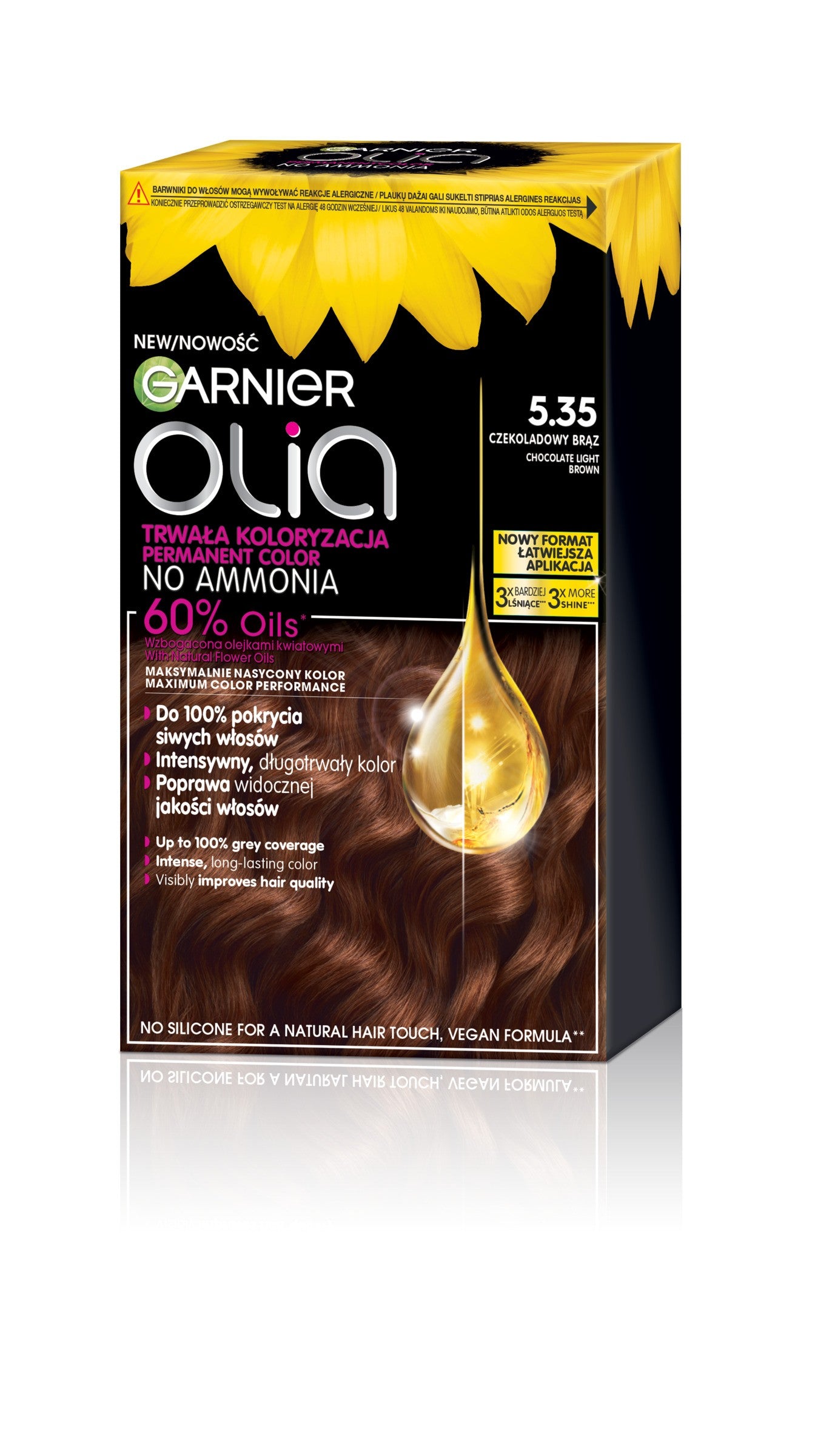 GARNIER Olia Hair dye no. 5.35 Chocolate Light Brown - Chocolate brown | Vaistine1.lt | WestPharmacy.eu
