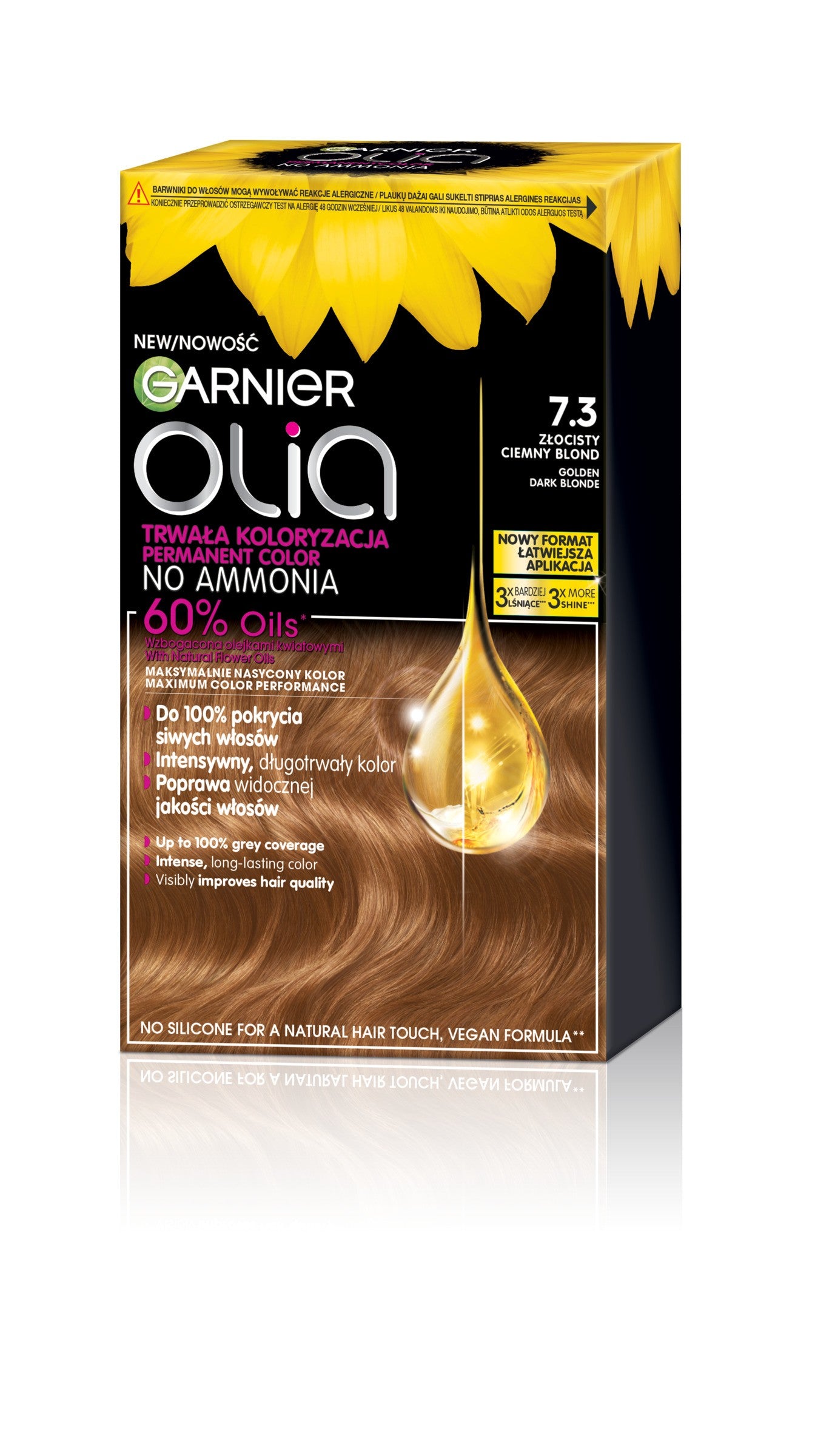 GARNIER Olia Hair dye no. 7.3 Golden Dark Blonde - Golden dark blonde | Vaistine1.lt | WestPharmacy.eu