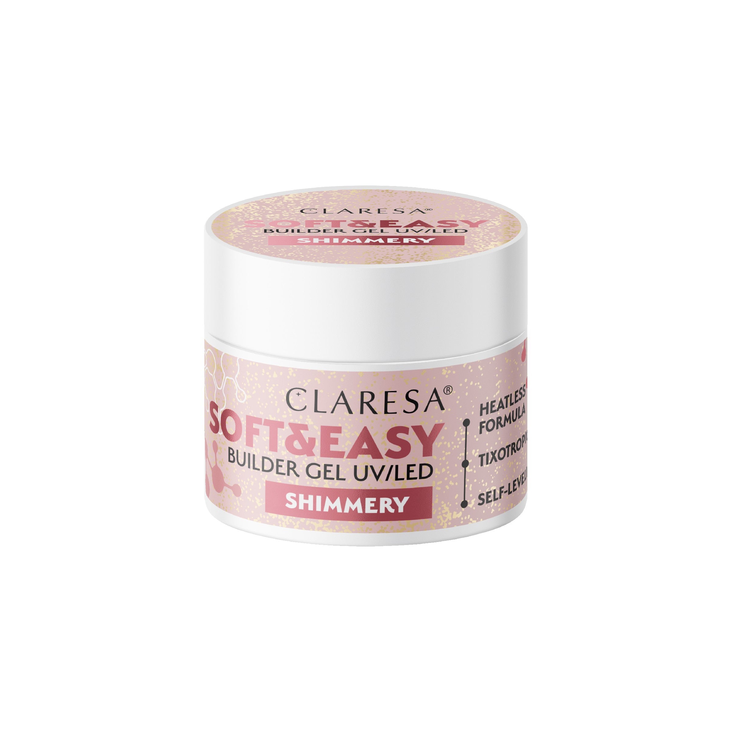 CLARESA Soft&Easy Builder Shimmery Nail Building Gel 12 g | Vaistine1.lt | WestPharmacy.eu