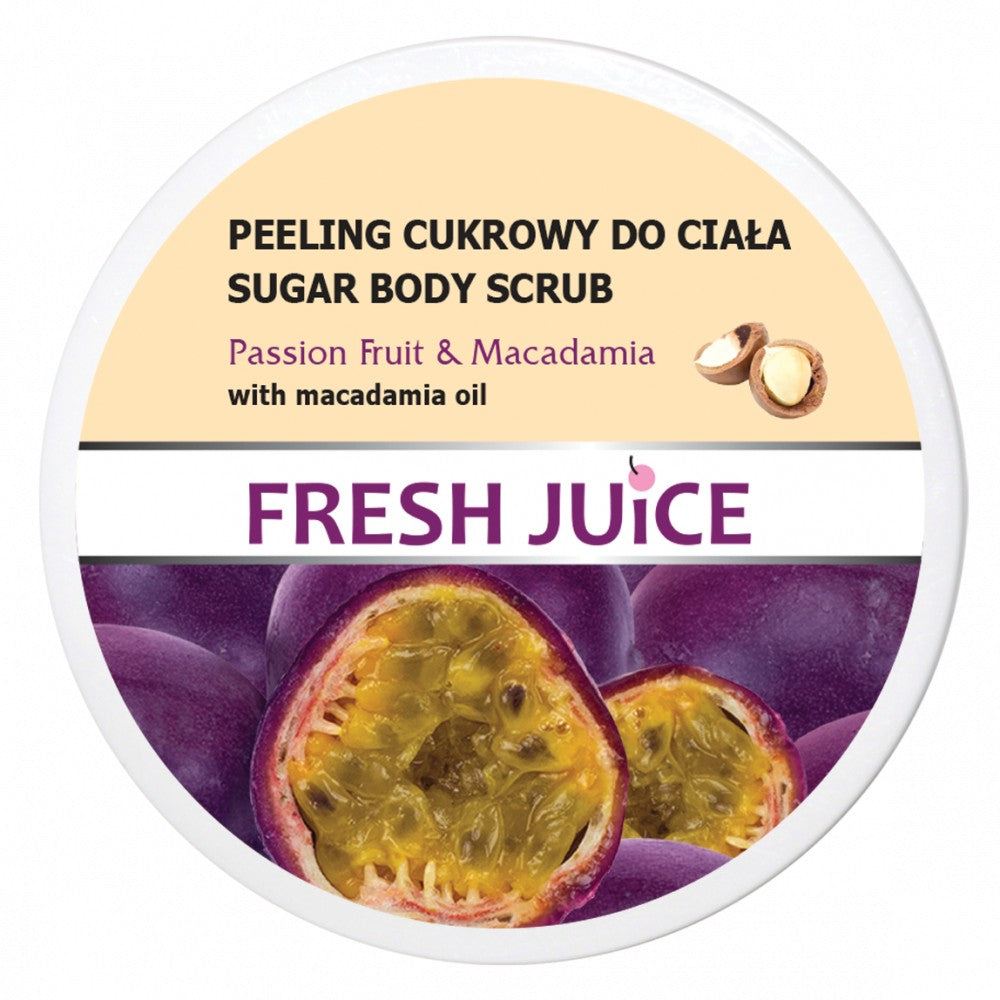 FRESH JUICE Passion fruit and brown sugar body scrub 225 ml | Vaistine1.lt | WestPharmacy.eu