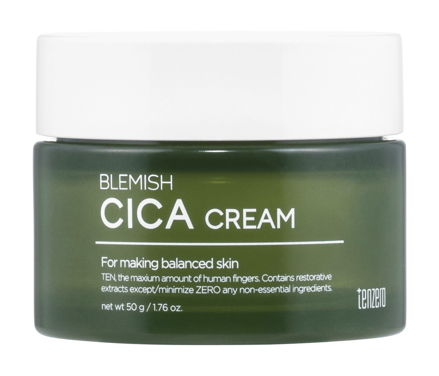 TENZERO Blemish Cica Face Cream 50g | Vaistine1.lt | WestPharmacy.eu