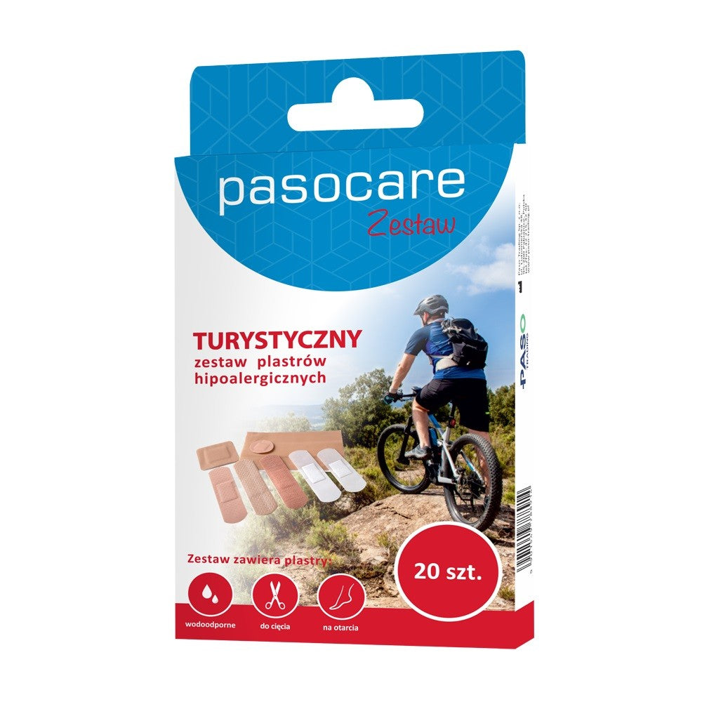 PASOCARE Hypoallergenic patches - tourist set, 1 pack - 20 pcs | Vaistine1.lt | WestPharmacy.eu