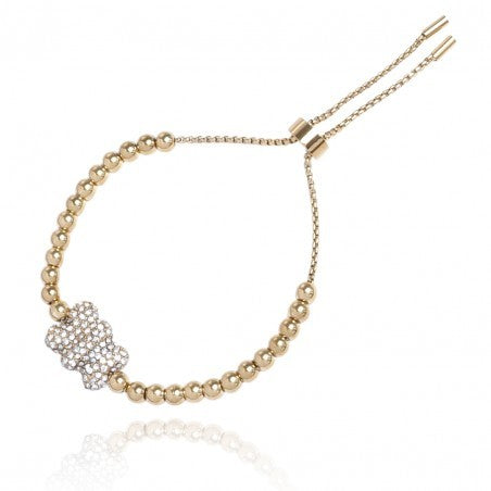 ECARLA Wrist bracelet, surgical steel, gold-plated with 14k gold - Teddy bear 1460B | Vaistine1.lt | WestPharmacy.eu