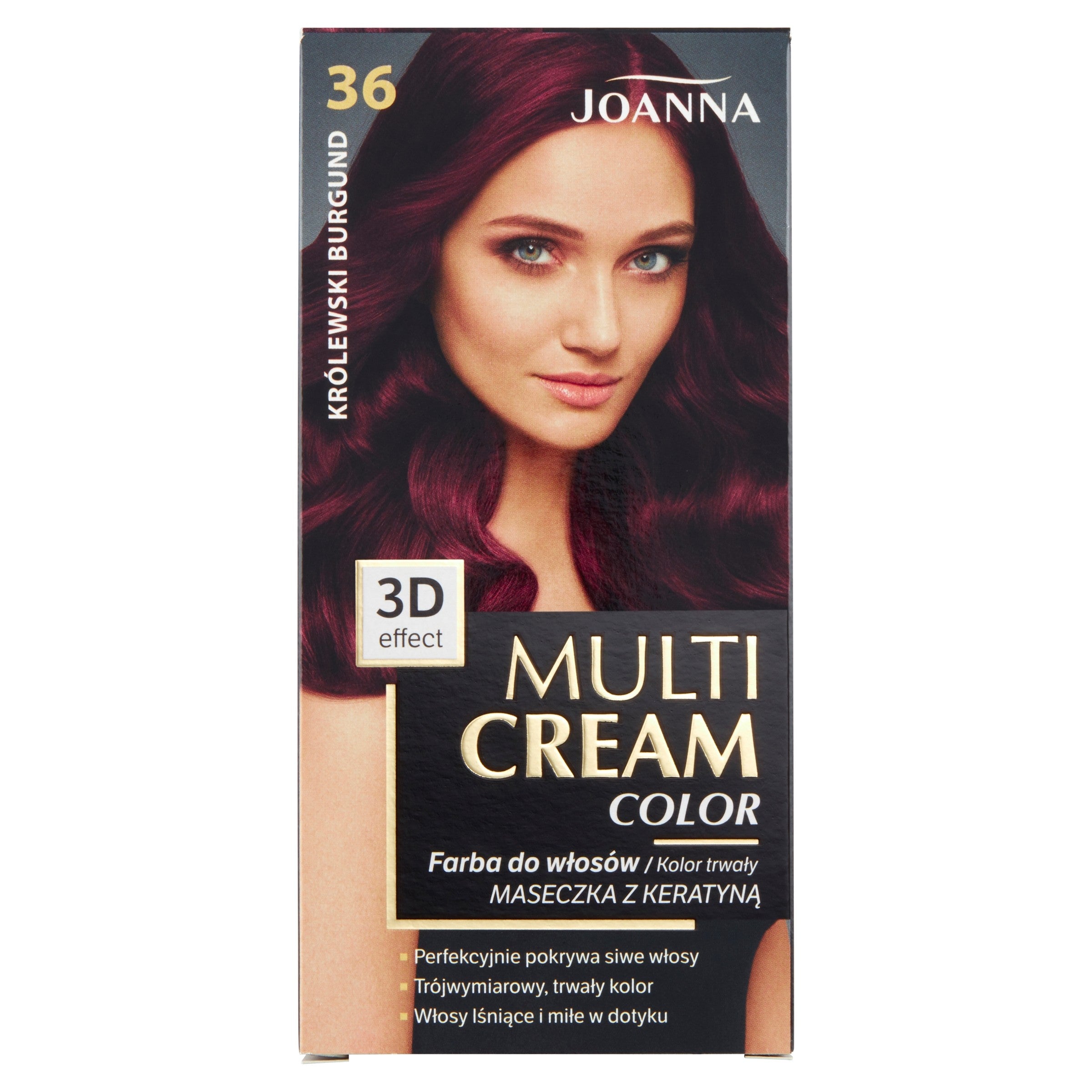 JOANNA Multi Cream Color Hair Dye No. 36 Royal Burgundy. | Vaistine1.lt | WestPharmacy.eu
