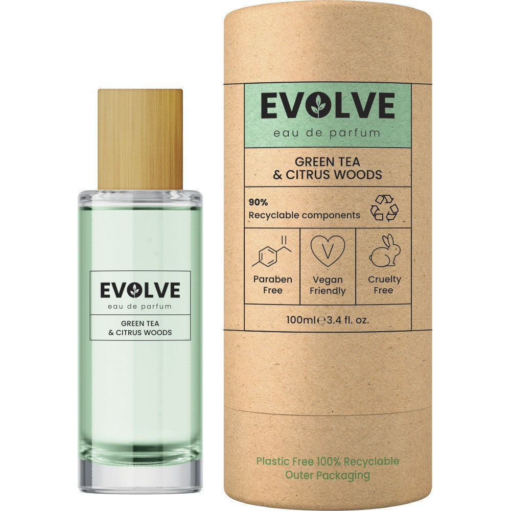 EVOLVE Green Tea & Citrus Woods Eau de Parfum 100 ml | Vaistine1.lt | WestPharmacy.eu