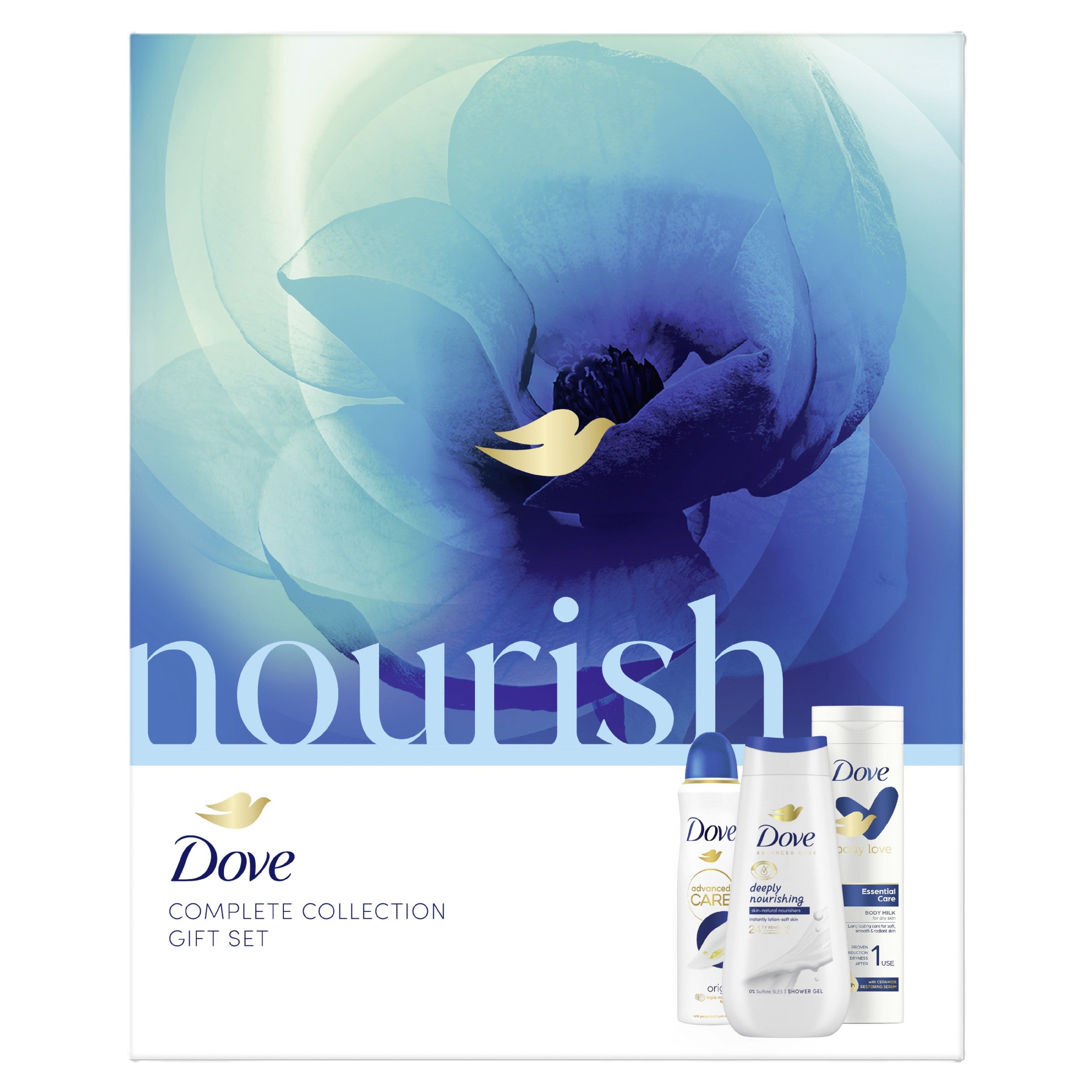 DOVE Women's gift set Deeply Nourishing gel + deo spray | Vaistine1.lt | WestPharmacy.eu