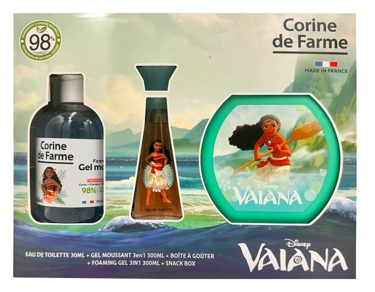 CORINE DE FARME Disney Vaiana gift set (eau de toilette 30ml + 3in1 foaming gel 300ml + snack box) | Vaistine1.lt | WestPharmacy.eu