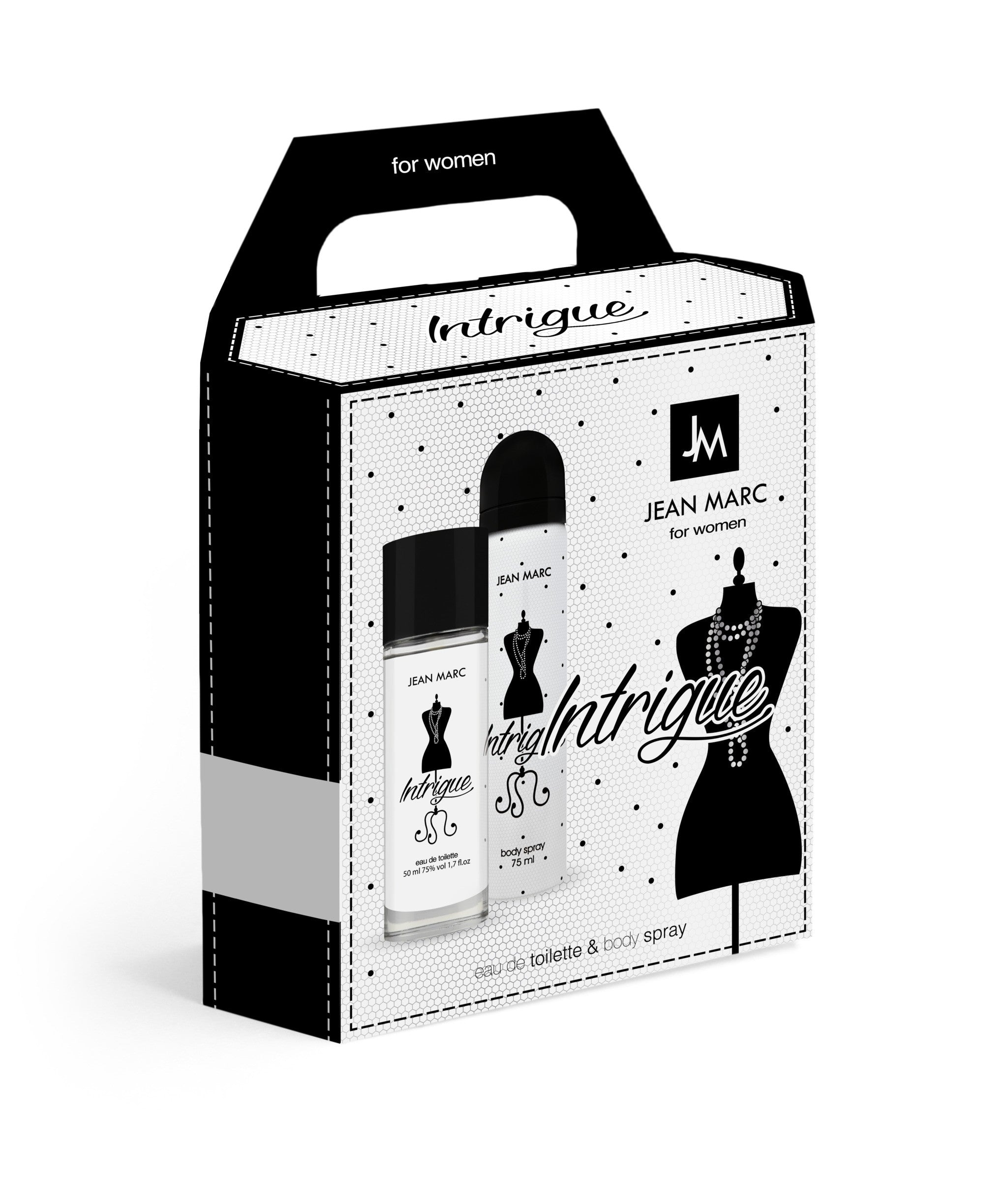 JEAN MARC Intrigue Women's gift set - eau de toilette 50 ml + deodorant 75 ml | Vaistine1.lt | WestPharmacy.eu