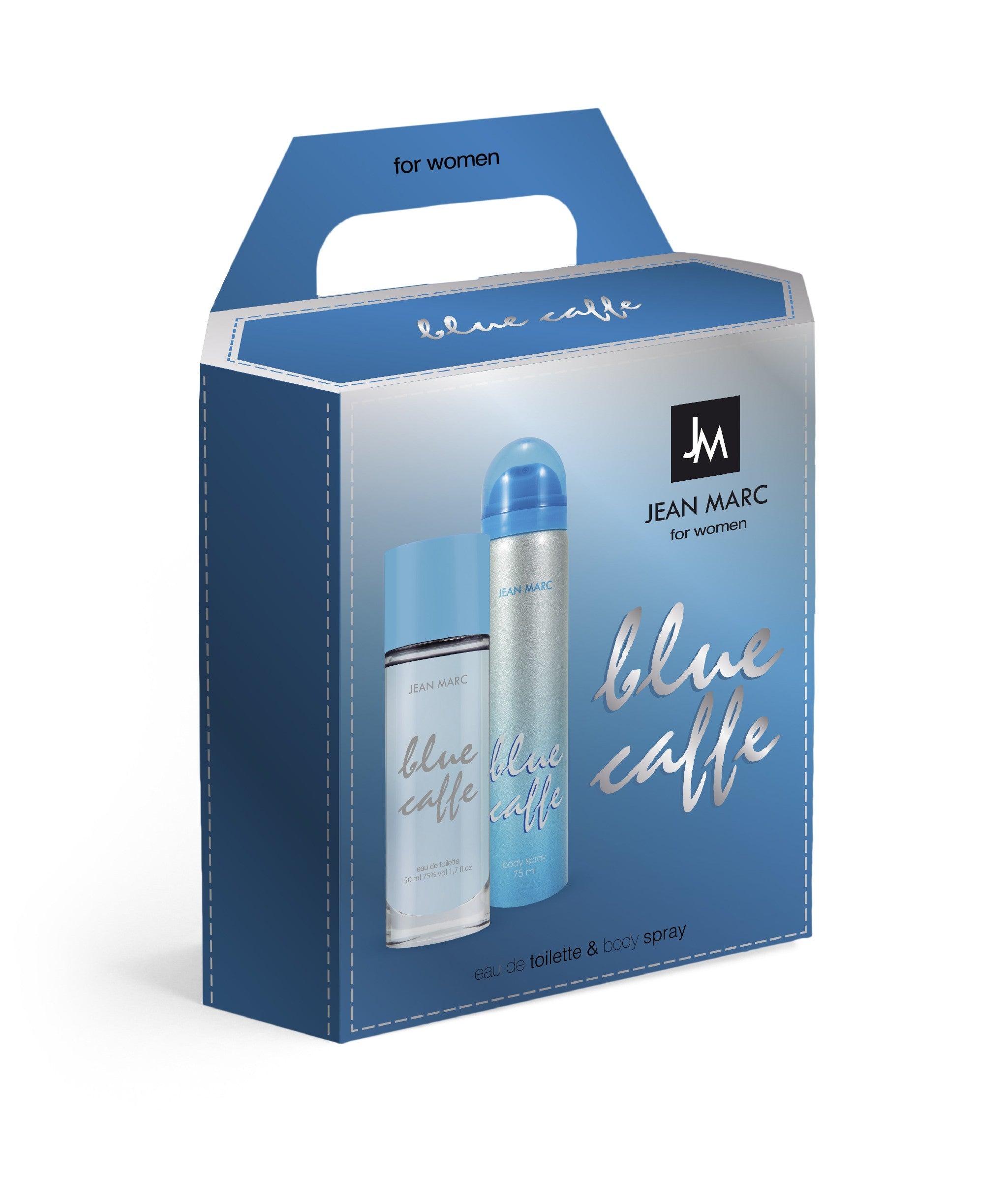 JEAN MARC Blue Caffe Women's gift set - eau de toilette 50 ml + deodorant 75 ml | Vaistine1.lt | WestPharmacy.eu