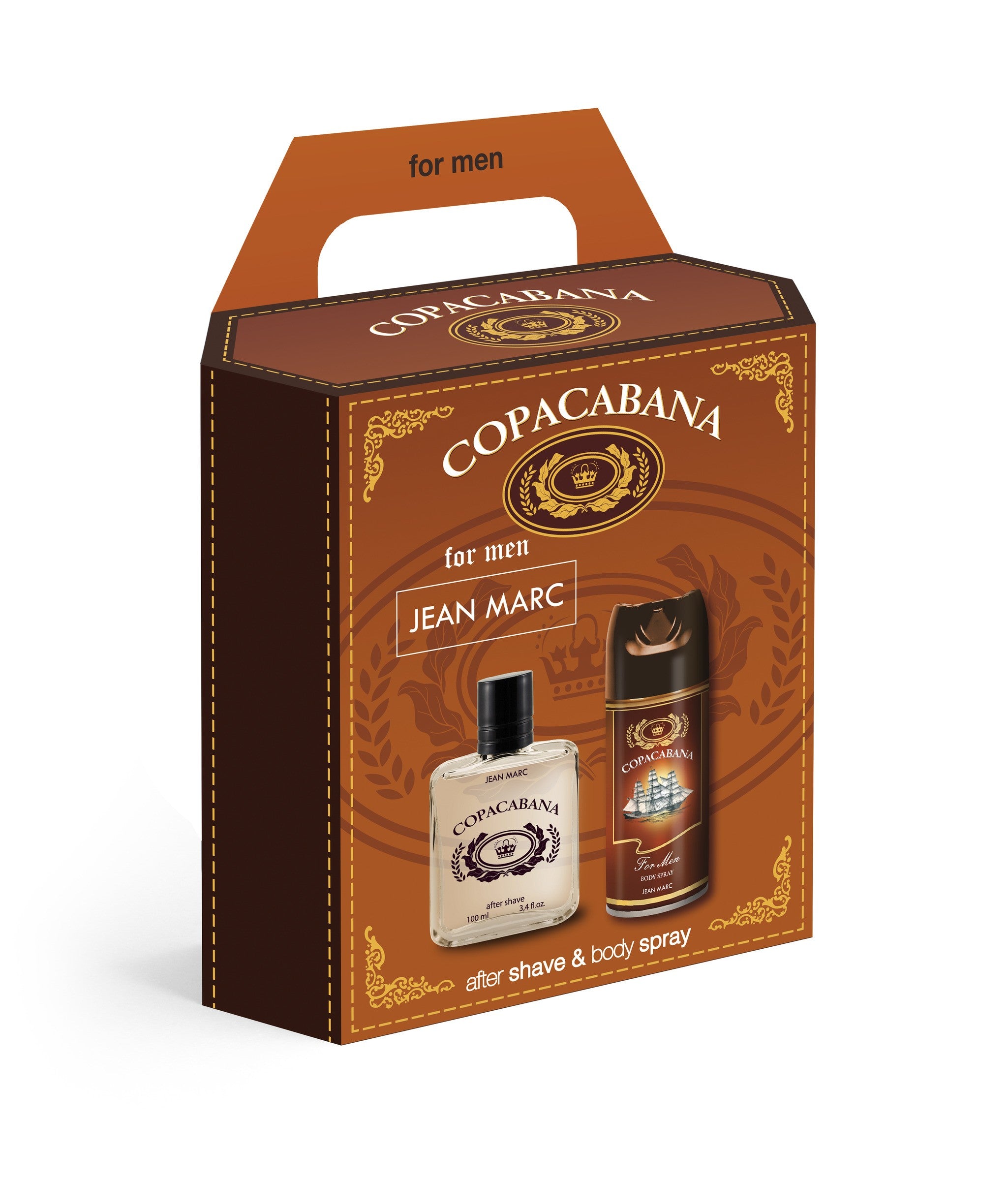 JEAN MARC Copacabana Men's gift set - deodorant 150 ml + aftershave 100 ml | Vaistine1.lt | WestPharmacy.eu