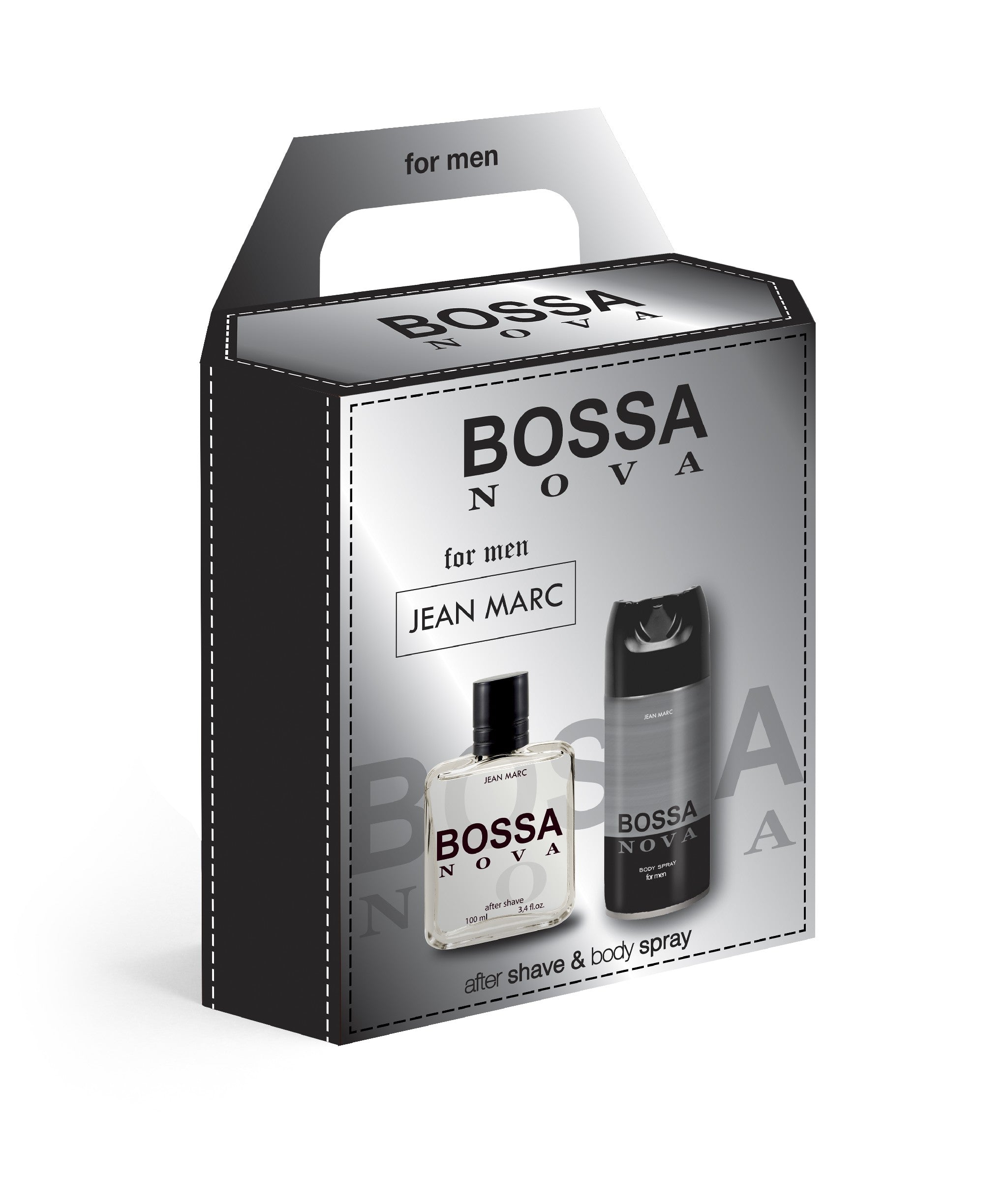JEAN MARC Bossa Nova Man Men's gift set - deodorant 150 ml + aftershave 100 ml | Vaistine1.lt | WestPharmacy.eu
