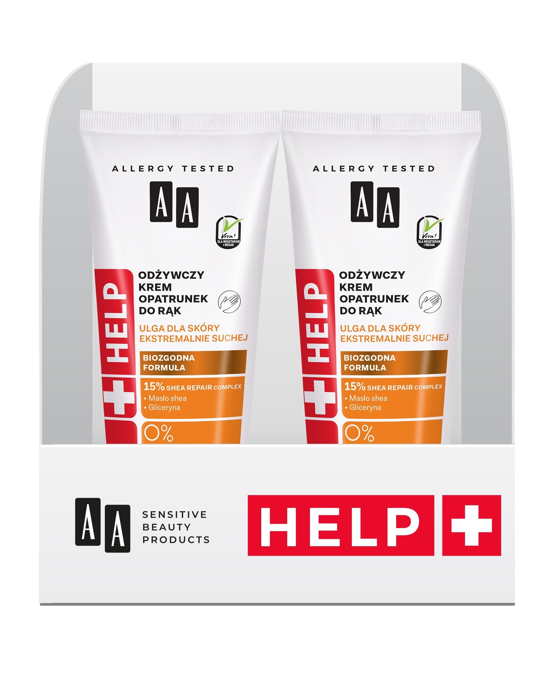 AA Help Display - Hand creams 10x75ml | Vaistine1.lt | WestPharmacy.eu