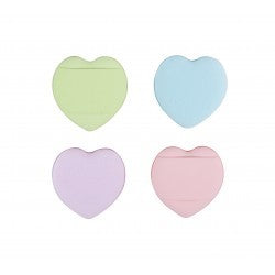 DONEGAL Mini foundation sponge (4356) - heart 4 pcs | Vaistine1.lt | WestPharmacy.eu