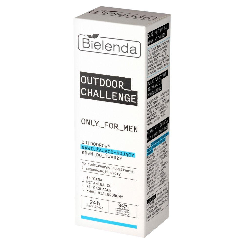 BIELENDA Only For Men Outdoor Challenge Moisturizing and Soothing Cream for Men 50 ml | Vaistine1.lt | WestPharmacy.eu