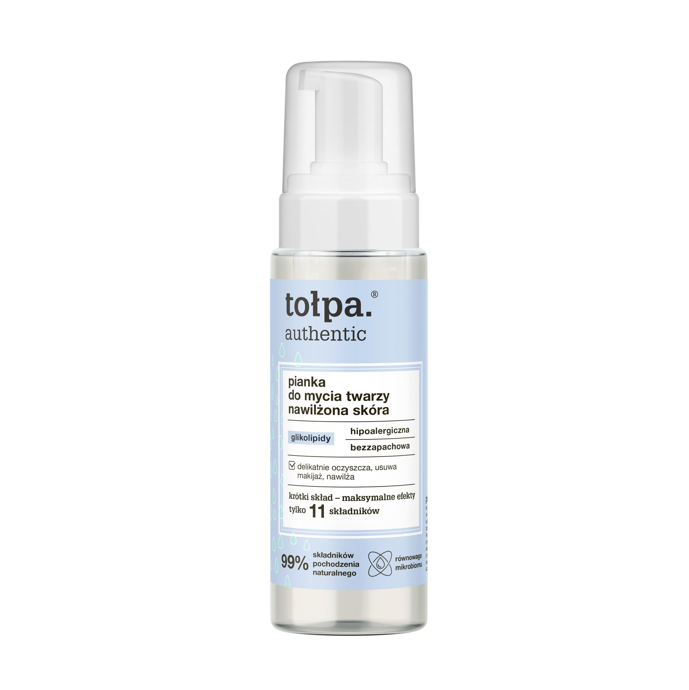 TOŁPA Authentic Face Cleansing Foam - moisturized skin 150 ml | Vaistine1.lt | WestPharmacy.eu