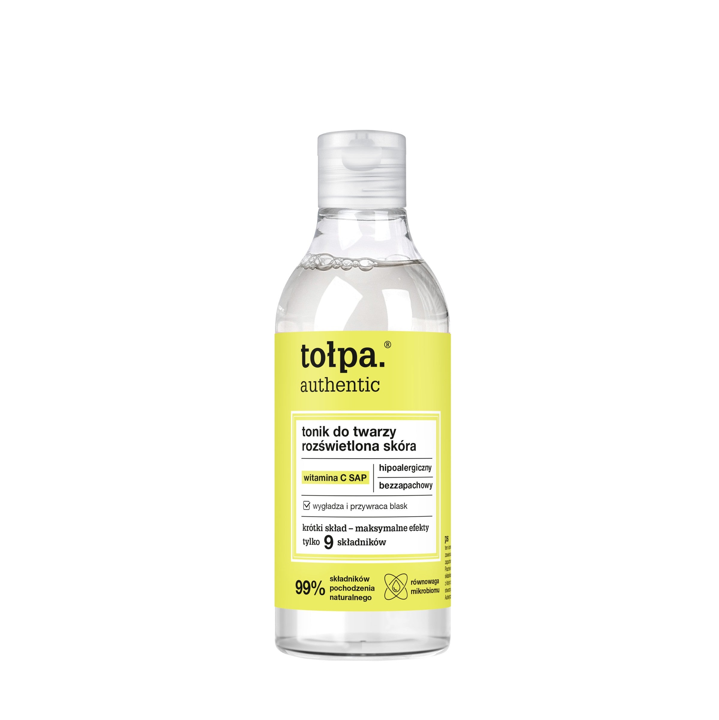 TOŁPA Authentic Facial tonic - illuminated skin (vitamin C SAP) 200 ml | Vaistine1.lt | WestPharmacy.eu