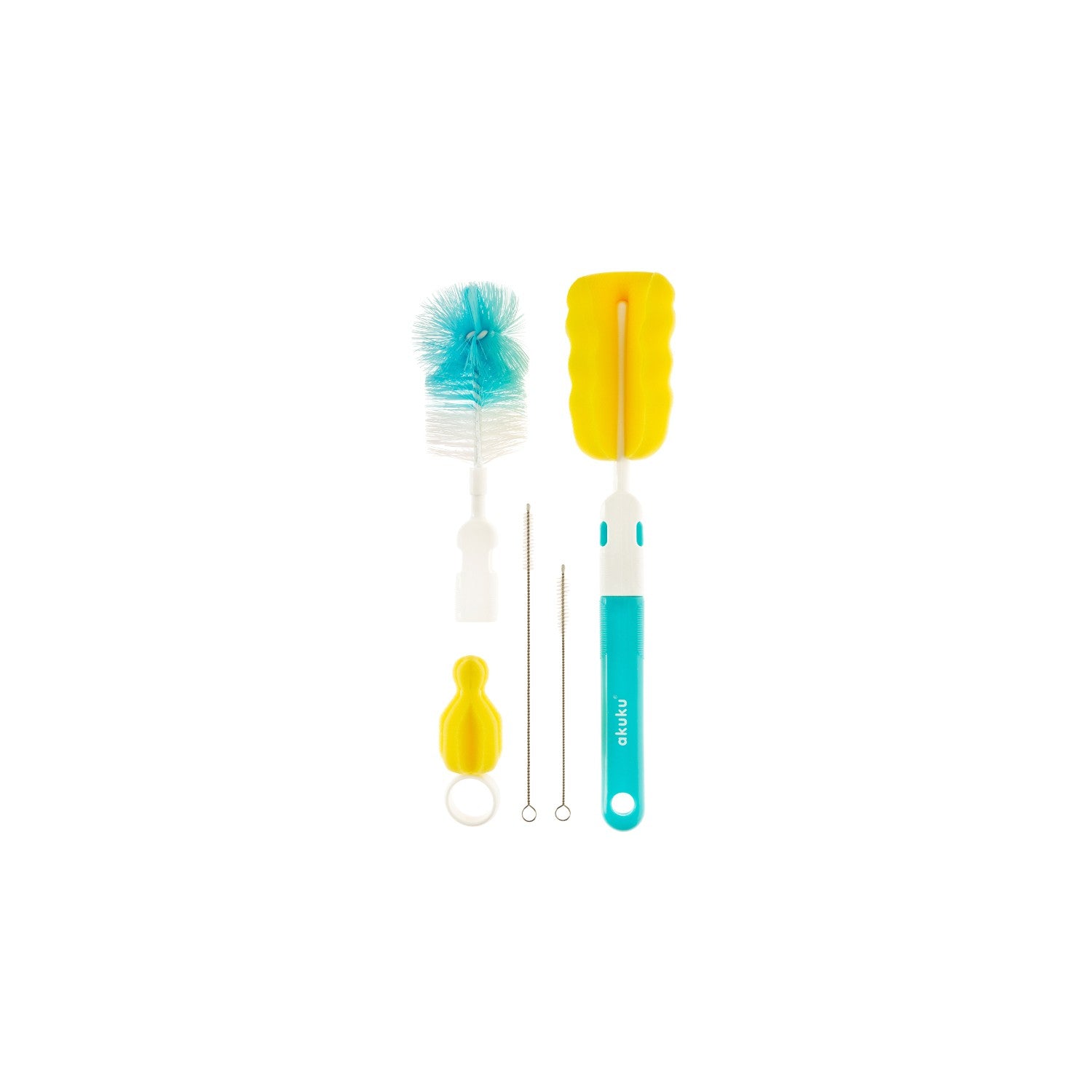 AKUKU Set of brushes for washing bottles and teats (a0410) | Vaistine1.lt | WestPharmacy.eu