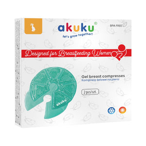 AKUKU Gel compresses for sore breasts - warm / cold (a0534) 1 pack. - 2 pcs. | Vaistine1.lt | WestPharmacy.eu