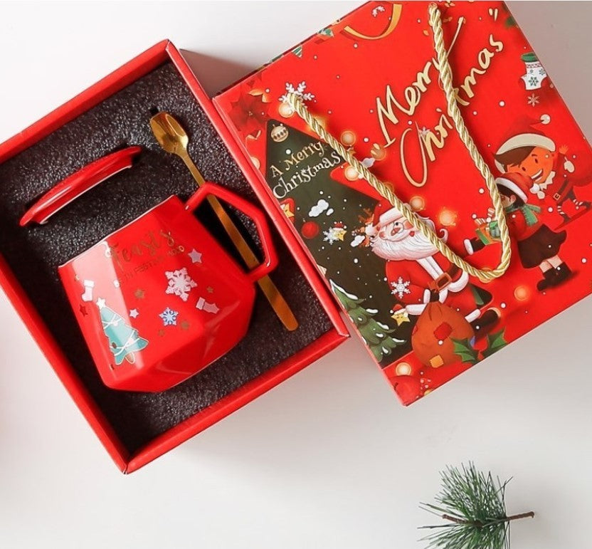 ECARLA CHRISTMAS MUG - set with lid and spoon | Vaistine1.lt | WestPharmacy.eu