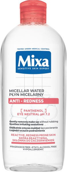 MIXA Micellar water for red skin, 400 ml | Vaistine1.lt | WestPharmacy.eu