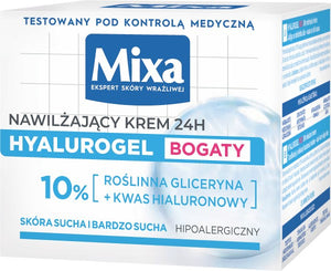 MIXA Hyalurogel Rich Cream intensely moisturizing, 50 ml | Vaistine1.lt | WestPharmacy.eu