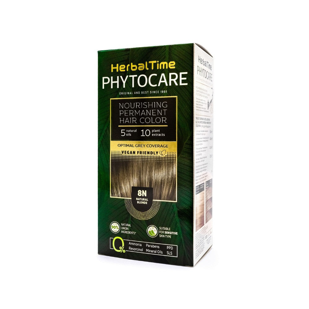 HERBAL TIME Phytocare Hair Color Natural 8N Natural Blonde | Vaistine1.lt | WestPharmacy.eu
