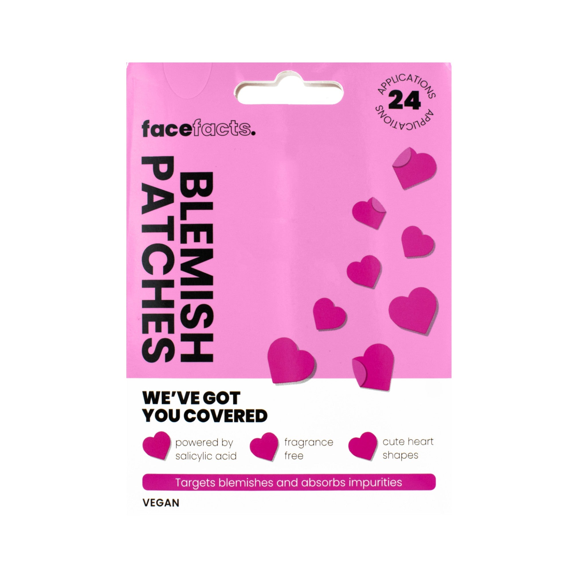 Face Facts Blemish Patches-Hearts plas. n/breakouts | Vaistine1.lt | WestPharmacy.eu