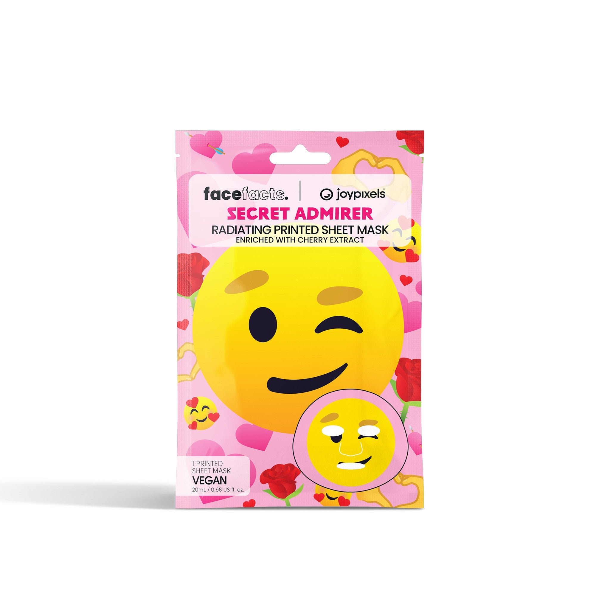 Face Facts Printed Sheet Masks - Secret Admirer | Vaistine1.lt | WestPharmacy.eu